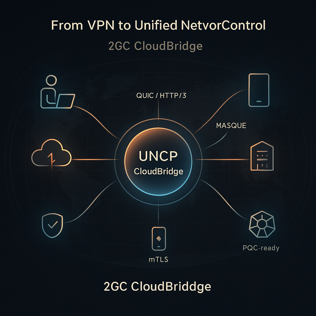 Looking Ahead: From the Classic VPN to the Unified Network Control Point (2GC CloudBridge)